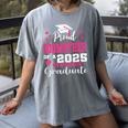 Proud Godmother Of 5th Grade Graduate 2025 Family Graduation Women's Comfort Colors T-Shirt Gray