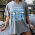 Proud Godson Of a 2021 Graduate School Graduation Family Women's Comfort Colors T-Shirt Gray