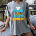 Proud Graduation Dad Father Of Graduates Women's Comfort Colors T-Shirt Gray