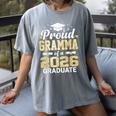 Proud Gramma Of A 2026 Graduate Class Of Graduation Women's Comfort Colors T-Shirt Gray