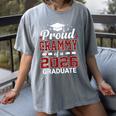 Proud Grammy Of A 2026 Graduate Class Of Graduation Women's Comfort Colors T-Shirt Gray