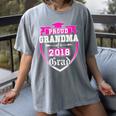 Proud Grandma Of a 2018 Grad Graduation Family Women's Comfort Colors T-Shirt Gray