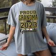 Proud Grandma Of A 2023 Graduate Graduation Women's Comfort Colors T-Shirt Gray