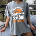 Proud Grandma Of A 2026 Senior Basketball Graduation Women's Comfort Colors T-Shirt Gray