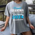 Proud Grandma Of 5th Grade Graduate 2024 Family Graduation Women's Comfort Colors T-Shirt Gray