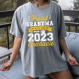 Proud Grandma Of a Class Of 2023 Graduate Senior Graduation Women's Comfort Colors T-Shirt Gray