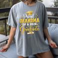 Proud Grandma Of A Class Of 2026 Graduate Senior Graduation Women's Comfort Colors T-Shirt Gray