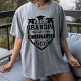 Proud Grandpa Of a Kindergarten Grad Graduation Shirt Women's Comfort Colors T-Shirt Gray