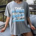 Proud Lil Brother Of 2025 Graduate College Shirt Graduation Women's Comfort Colors T-Shirt Gray