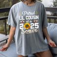 Proud Lil Cousin Of A Class Of 2025 Senior Graduation 2025 Women's Comfort Colors T-Shirt Gray