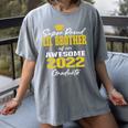 Proud Little Brother Of 2022 Graduate Class 2022 Graduation Women's Comfort Colors T-Shirt Gray
