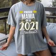 Proud Mama Of A 2021 Graduate Graduation Clothes MBA PhD Women's Comfort Colors T-Shirt Gray