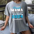 Proud Mama Of 5th Grade Graduate 2024 Elementary Graduation Women's Comfort Colors T-Shirt Gray