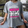 Proud Mom Of 2019 Graduate Class 2019 Tshirt Graduation Women's Comfort Colors T-Shirt Gray