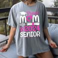 Proud Mom Of A 2024 Senior Graduation Women's Comfort Colors T-Shirt Gray