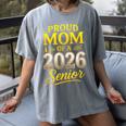 Proud Mom Of A 2026 Senior Graduation Pride Women's Comfort Colors T-Shirt Gray