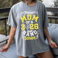 Proud Mom Of a Band Senior 2026 Graduation Women's Comfort Colors T-Shirt Gray
