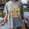 Proud Mom Of a Class Of 2024 Graduate Senior Graduation Women's Comfort Colors T-Shirt Gray