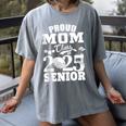 Proud Mom Class Of 2025 Graduation Senior Golf Player Mom Women's Comfort Colors T-Shirt Gray