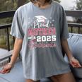 Proud Mother Of 2025 College Graduate Family Graduation Women's Comfort Colors T-Shirt Gray