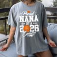 Proud Nana Of A 2026 Senior Basketball Graduation Women's Comfort Colors T-Shirt Gray