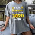 Proud Nanna Of 2020 Graduate Class Of 2020 Graduation Women's Comfort Colors T-Shirt Gray
