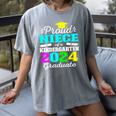 Proud Niece Of Kindergarten Graduate 2024 Graduation Niece Women's Comfort Colors T-Shirt Gray