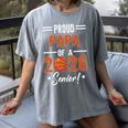 Proud PAPA Of 2026 Senior Basketball Student Graduation Women's Comfort Colors T-Shirt Gray