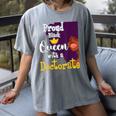 Proud Queen PhD Graduate PhD Graduation Doctorate Women's Comfort Colors T-Shirt Gray
