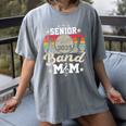 Proud Senior Mom Marching Band Mom Class Of 2025 Graduation Women's Comfort Colors T-Shirt Gray