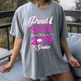 Proud SISTER Of A Class 2019 Senior Tshirt Graduation Women's Comfort Colors T-Shirt Gray
