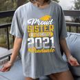 Proud Sister Of a Class Of 2021 Graduate Senior Graduation Women's Comfort Colors T-Shirt Gray