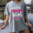 Proud Step Mom Of 2019 Graduate Class 2019 Tshirt Graduation Women's Comfort Colors T-Shirt Gray