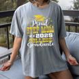 Proud Step Mom Of 2025 College Graduate Family 24 Graduation Women's Comfort Colors T-Shirt Gray