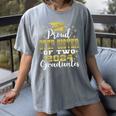Proud Step Sister Of Two 2024 Graduate Class 2024 Graduation Women's Comfort Colors T-Shirt Gray