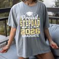 Proud Stepdad Of A 2026 Graduate Class Of Graduation Premium Tri-Blend Women's Comfort Colors T-Shirt Gray