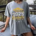 Proud Twin Of a 2025 Graduate Team 25 Senior Graduation Women's Comfort Colors T-Shirt Gray