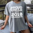 Proud Uncle Of A 2018 Graduate Graduation Women's Comfort Colors T-Shirt Gray