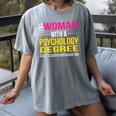 Psychology Degree Major Graduation 2024 Psychologist PsyD Women's Comfort Colors T-Shirt Gray