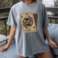 Queen Of Books Playing Card Aesthetic For Book Lovers Premium Tri-Blend Women's Comfort Colors T-Shirt Gray
