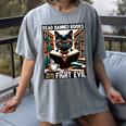 Read Banned Books Drink Coffee Fight Evil Book Reader Lovers Women's Comfort Colors T-Shirt Gray Read Banned Books Drink Coffee Fight Evil Book Reader Lovers Women's Comfort Colors T-Shirt Gray
