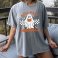 Read More Books Cute Ghost Reading Book Teacher Halloween Women's Comfort Colors T-Shirt Gray