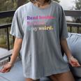 Read Books Be Kind Stay Weird Book Lover Premium Tri-Blend Women's Comfort Colors T-Shirt Gray