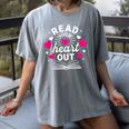 Read Your Heart Out Cute Teacher Women Book Lovers Women's Comfort Colors T-Shirt Gray Read Your Heart Out Cute Teacher Women Book Lovers Women's Comfort Colors T-Shirt Gray
