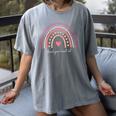 Read Your Heart Out Rainbow Teacher Reading Books Lover Women's Comfort Colors T-Shirt Gray Read Your Heart Out Rainbow Teacher Reading Books Lover Women's Comfort Colors T-Shirt Gray