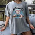 Readsolotl Book Lover Reading Axolotl Kids Reader Women's Comfort Colors T-Shirt Gray Readsolotl Book Lover Reading Axolotl Kids Reader Women's Comfort Colors T-Shirt Gray
