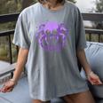 Recluse Pastel Goth Spider Shy Introvert Creepy Cute Kawaii Women's Comfort Colors T-Shirt Gray