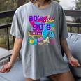 Retro 1980s 80's Baby 1990s 90's Made Me Nostalgia Birthday Women's Comfort Colors T-Shirt Gray