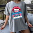 Retro 80s And 90s Cassette Perfect For Nostalgia Women's Comfort Colors T-Shirt Gray Retro 80s And 90s Cassette Perfect For Nostalgia Women's Comfort Colors T-Shirt Gray