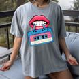 Retro 80s And 90s Cassette Perfect For Nostalgia Women's Comfort Colors T-Shirt Gray